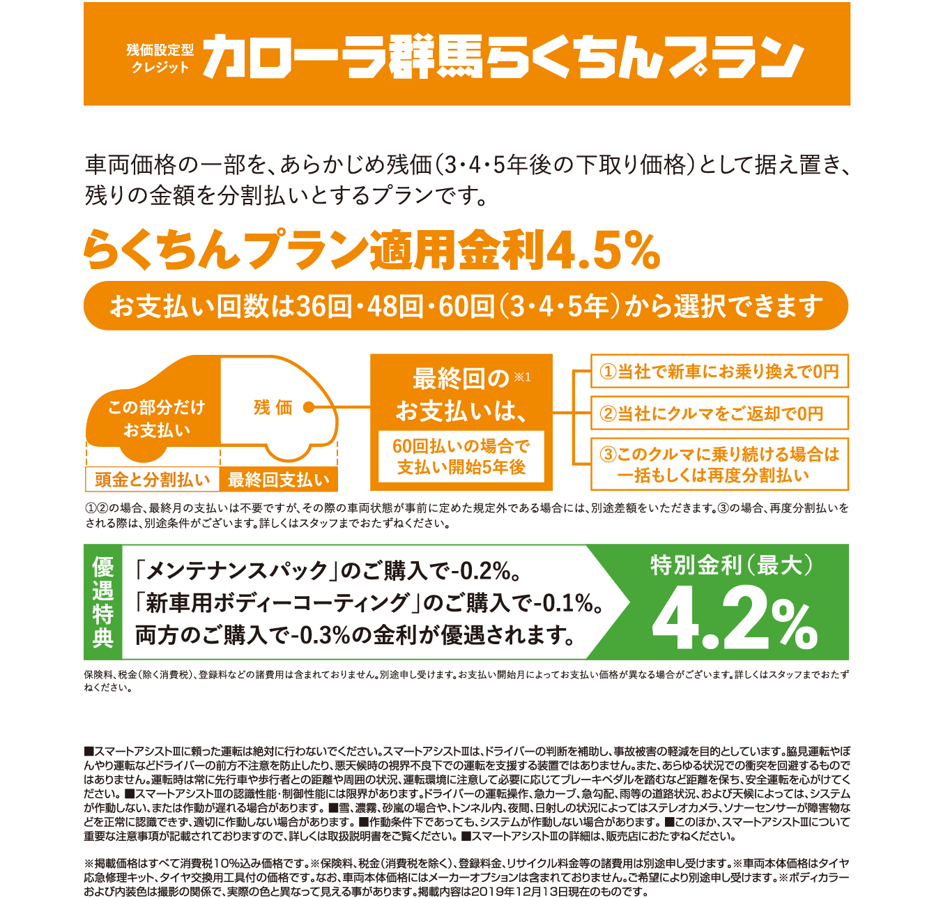 カローラ群馬らくちんプラン